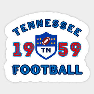 Tennessee Football Vintage Style Sticker